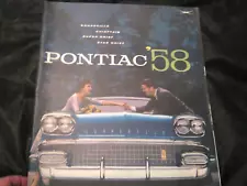 1958 Pontiac Bonneville Chieftain Super Chief Star Chief Dealership Auto Catalog