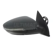 Volkswagen EOS 2009-2015 Electric Wing Door Mirror Primed Cover Drivers Side