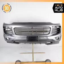 15-18 Porsche Cayenne S 958 E-Hybrid Front Bumper Cover Assembly Gray OEM