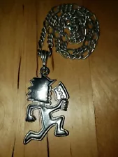 NEW 2" SMALL HATCHETMAN PENDANT WITH 18" CHAIN. ICP.