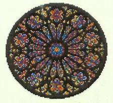 Posy Collection CREATION ROSE WINDOW National Cathedral Stained Glass Window