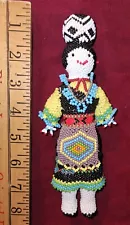 Zuni Hand Beaded Doll