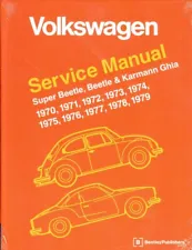 1970-1979 Volkswagen Beetle Super Beetle Karmann Ghia Factory Repair Manual V179