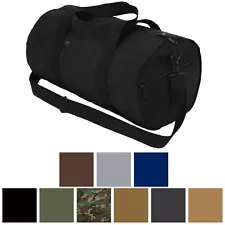 Rothco Canvas Shoulder Duffle Bag Military Canvas Gym Bag Tactical Carry Duffel