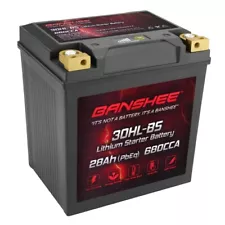 Banshee 30l-bs Lifepo4 Battery for 2011 Harley Davidson FLHXSE2 CVO Street Glide