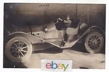 c1912 RPPC STUTZ RACING CAR MERCER RACEABOUT VINTAGE REAL PHOTO POSTCARD