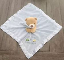 Baby Starters THANK HEAVEN FOR LITTLE BOYS Plush Bear Security Blanket Lovey