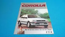 82 81 Series Corolla Early Model Main Catalog February 1982