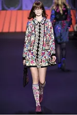 Anna Sui Runway Sample Vintage 2011 Baby Doll Chinese Designer Mini Dress SALE!