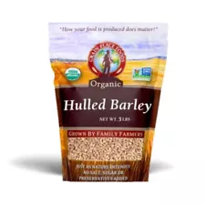 Hulled Barley | 5 lb. Bag | Organic | Kosher | Nutty Flavor | Add To Soups and S