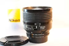 New ListingNikon AF Nikkor 85mm f/1.4 D FAST PRIME portrait FX lens for FM2 D5 DF D850 D780