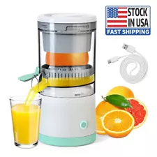 Citrus Juicer Lemon Squeezer Orange Juice Fruit Machine Kitchen USB Rechargeable