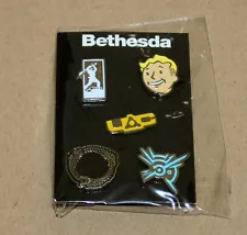 Bethesda Pin Set Doom Fallout 4 The Elder Scrolls Dishonored Battlecry Rare