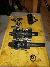 1988 1989 Kawasaki KX250 Transmission Gears Shafts Drum Forks mechanism KX 250