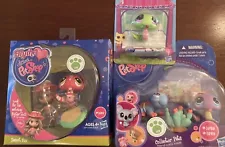 Littlest Pet Shop Lot Of 3 Snakes Plus Iguana #1828 #1829 #1849 #3565 SALE!!!