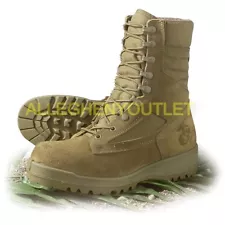 Genuine USMC US Military HOT WEATHER Desert COMBAT BOOTS Coyote Brown NEW