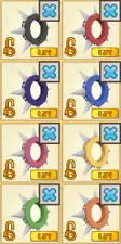 Animal Jam Classic AJC 8 Set Rare Long Spiked Collar Bundle (READ DESCRIPTION)