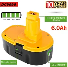 For Dewalt 18V 18 Volt Lithium-Ion Battery XRP 6.0Ah DC9096 DC9098 DC9099 Drill