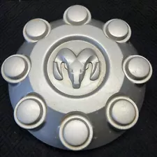 Dodge RAM 2500 3500 8 Lug 0XY18PAKAA OEM Wheel Center Hub Cap Cover SILVER ZZ (For: 2013 2500)