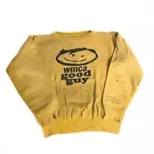 Sweatshirt 50s Vtg wmca good guy Print Yellow Body Men's Tops goodguytop40