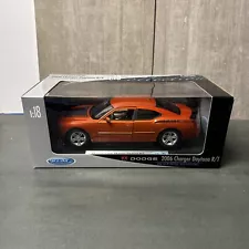 E1 WELLY 1/18 2006 DODGE CHARGER DAYTONA HEMI R/T 1/18 RARE!! Bt4