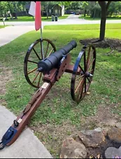 Civil war cannon, NON FIRING, full size replica.