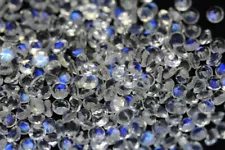 2mm Round Cut Natural Rainbow Moonstone Loose Gemstone for sale 125 Pieces lot