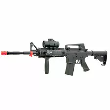 BBTac Airsoft Electric Gun M83 Full Auto Red Dot Scope & Accessories OPEN BOX