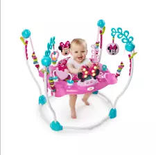 Baby Jumper Mini Mouse Design Peekaboo Lights Music 360 Degree Rotating Seat