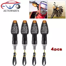 4x Turn Signal LED Indicators Dual For Sports Motorcycle Dirt Bike Light Blinker