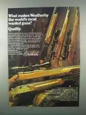 1982 Weatherby Ad - Athena, Mark V, Eighty-Two Shotgun