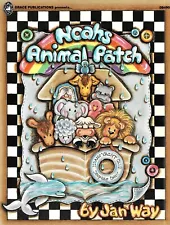 NOAHS ANIMAL PATCH PATTERNS FOR CRAFT DECORATING BOOK- BY JAN WAY-GRACE PUB.