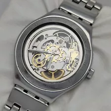 Swatch Irony Automatic Skeleton Vintage Men's Watch 37mm