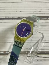 Vintage 80’s Original Swatch Women’s Watch Casbah Rock For Parts As-Is