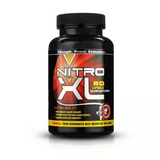 Nitro XL Nitric Oxide Bodybuilding Supplement Build Muscle Mass Performance