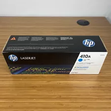 Genuine HP LaserJet 410A CF411A Cyan Toner Cartridge New in Sealed Box