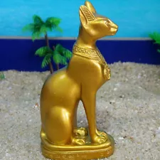 Egyptian Cat Miniature Egyptian Goddess Cat Figurine Cat Goddess Statue