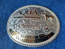 Montana Silversmiths AQHA American Horse Belt Buckle Region 2 Champion Select