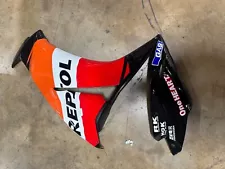 2012-2016 HONDA CBR1000RR AFTERMARKET REPSOL LEFT UPPER AND LOWER SIDE FAIRING (For: 2016 Honda CBR1000RR)