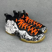 Nike Air Foamposite One Shattered Backboard Mens 11.5 Shoes White Black Sneakers