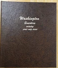 Dansco Washington Quarter Album#8140 from 1932 - 1980, Lightly Used