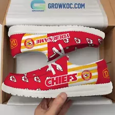 Kansas City Chiefs 2024 Version Personalized Hey Dude Shoes