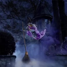 Halloween Animated Hovering Witch Animatronics Halloween Decorations Outdoor hot