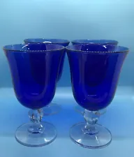 Cobalt Blue Goblets NEW