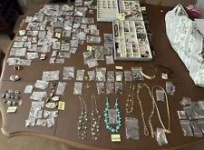 Collection of miscellaneous estate sale jewelry