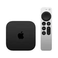 Apple TV 4K 3rd Generation 64GB WiFi Media Streamer Black MN873LL/A