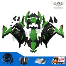 FD Green KRT Editon Fairing Set Fit for Kawasaki Ninja 2020-2024 650 EX650 c010 (For: 2020 Kawasaki Ninja 650)