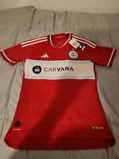 Chicago Fire Home Soccer Jersey 24/25 Size Medium MLS Adidas NWT