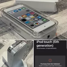 FACTORY SEALED NEW Apple IPod Touch 6th Gen 16gb Silver MKH42LL GENUINE UNOPENED