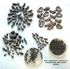 Lead Sinkers .01 oz to 3 oz No-Snag, Removable, and Other Types over 3 Lbs.